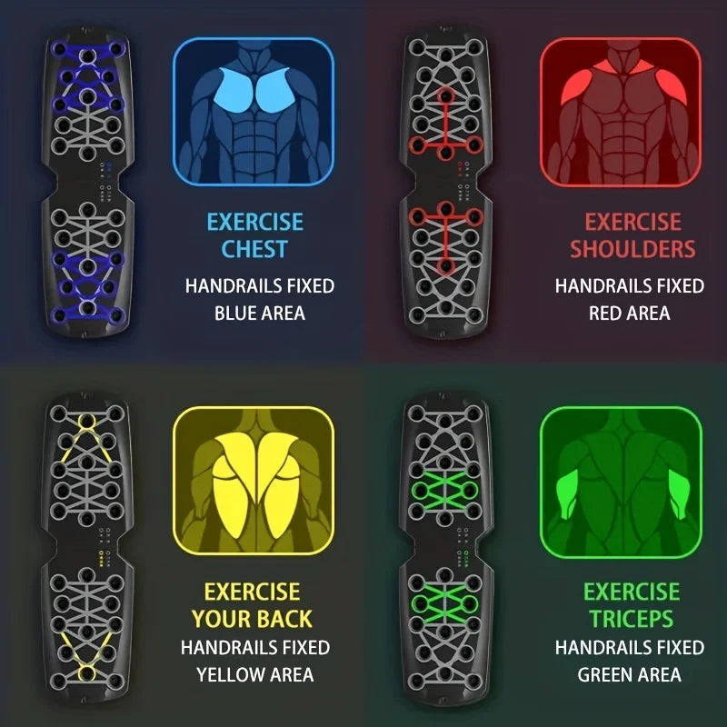 12 in 1 Multifunction Foldable Pushup board Set