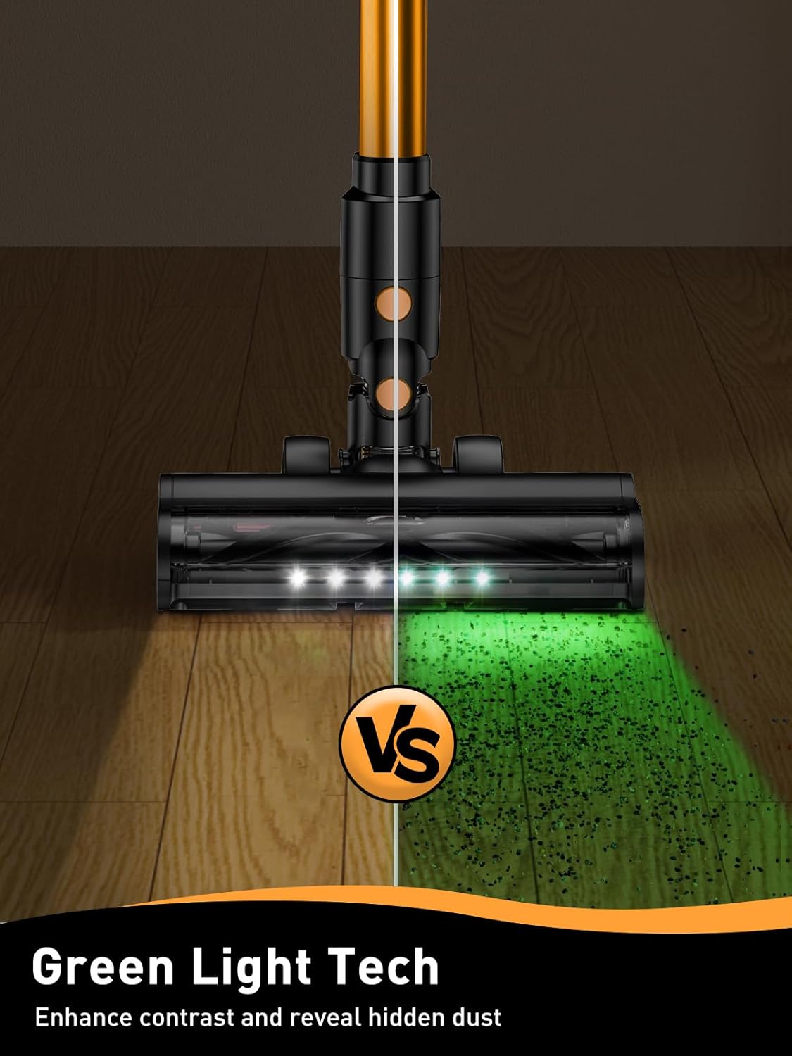 Homeika Cordless Vacuum Cleaner, 28Kpa Powerful Suction, 380W Powerful Brushless Motor, 8-in-1 Lightweight Handheld Vacuum Cleaner, 50-Minute Runtime, Removable Battery, For Pet Hair and Carpets