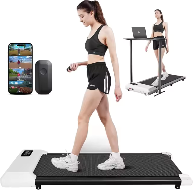 Under-Desk Treadmill with Remote Control